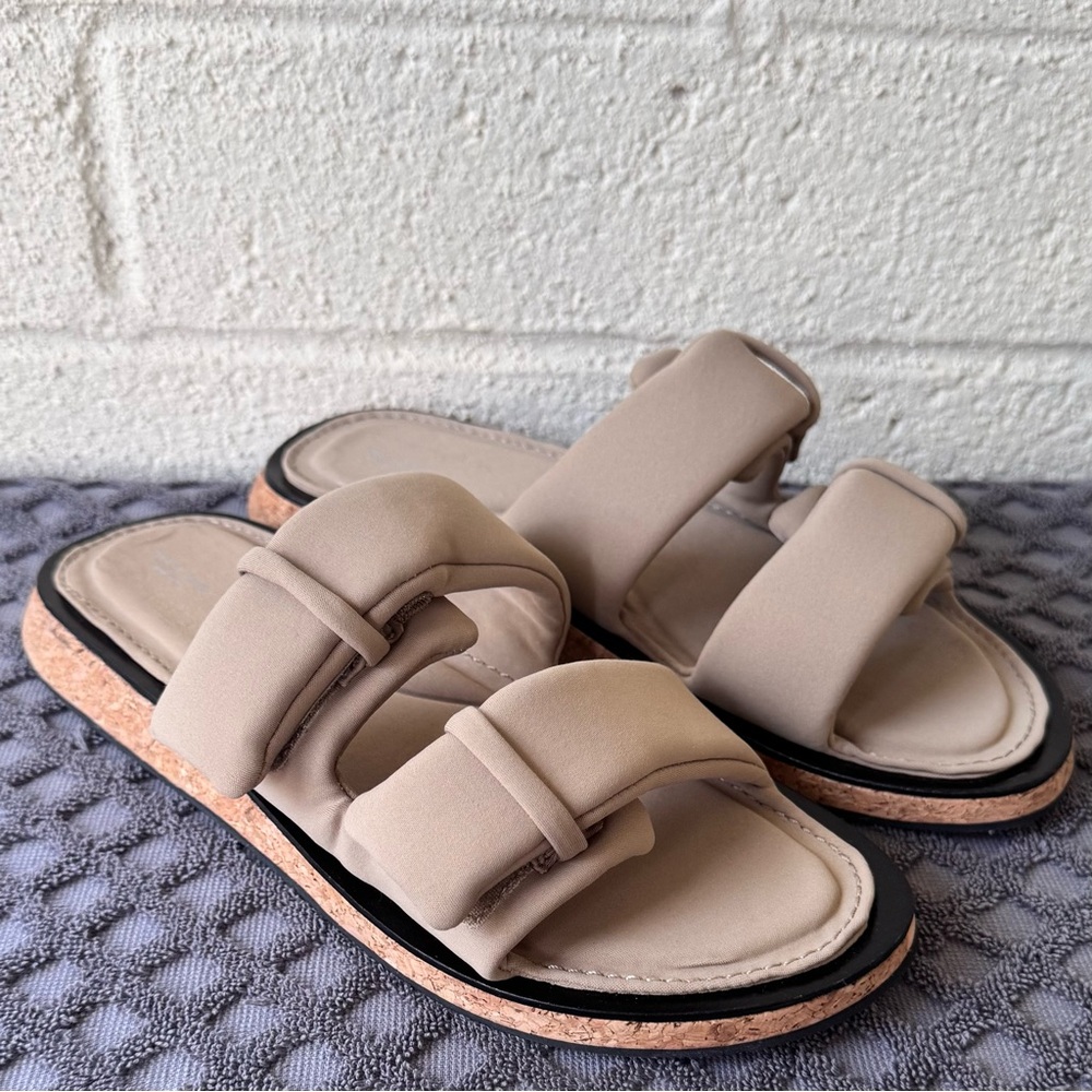 Rag & Bone Parque Sandal Slide Light
Sand Cream Tan Sz 11